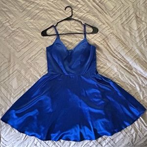 Royal Blue skater ( fit and flare) Dress